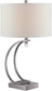 Lite Source Fico 1-Light Table Lamp Gun Metal LS22525G