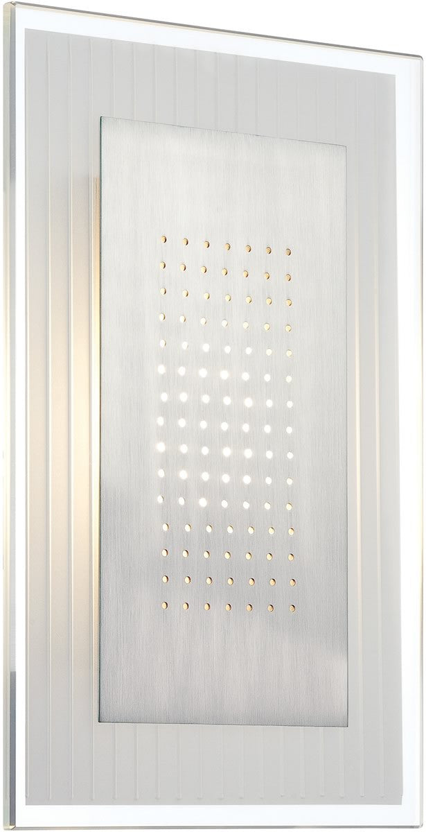 Lite Source Flynn 1-Light Wall Sconce Glass LS16937