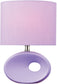 Lite Source Hennessy II 1-Light Table Lamp Lavender Ceramic LS22315LAV