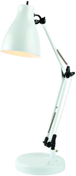 18"H Karolina 1-Light Desk Lamp White