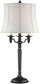 Lite Source Katarina 1-Light Table Lamp Aged Black CF41257