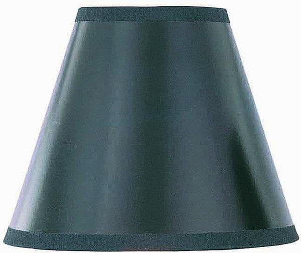 Lite Source 3 T x 5 B x 4.5 H Black with Gold Liner Clip-On Candelabra Shade CH5725