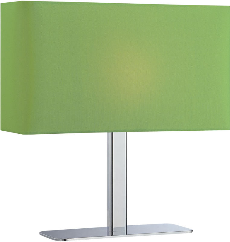 Lite Source Levon 1-Light G Table Lamp Chrome/Green LS21797CGRN