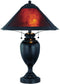 Lite Source Mischa 2-Light Fluorescent Table Lamp Dark Bronze LS21437