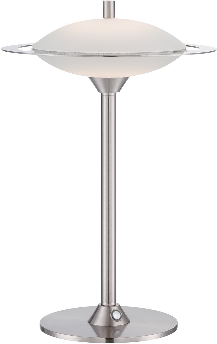 Lite Source Obert 1-Light Table Lamp Polished Steel