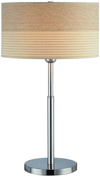 26"H Relaxar 1-Light Fluorescent Table Lamp Aluminum