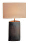 Lite Source Narvel Wood Grain Oval Table Lamp LS21024