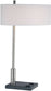 Lite Source 1-Light Table Lamp Polished Steel LS21396
