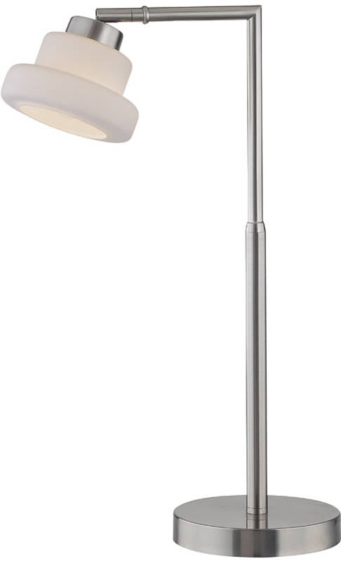 Lite Source 1-Light Table Lamp Polished Steel LS21470PSFRO