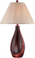 Lite Source Foley Fluorescent Table Lamp Dark Walnut Finised LS21750
