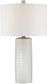 Lite Source Diandra 1-Light Fluorescent Table Lamp White Ceramic LS21979WHT