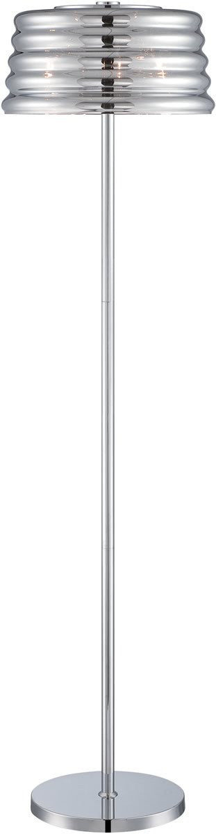Lite Source Venice 3-Light Floor Lamp Chrome EL90135