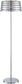 Lite Source Venice 3-Light Floor Lamp Chrome EL90135