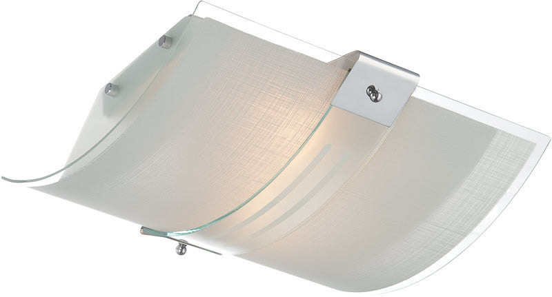 Lite Source Vicenzo 2-Light Flush Mount White LS5430