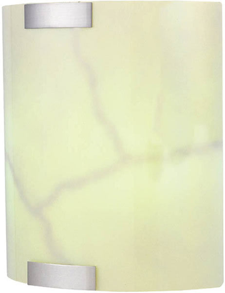 Lite Source Fluorescent Wall Sconce Polished Steel LS1628