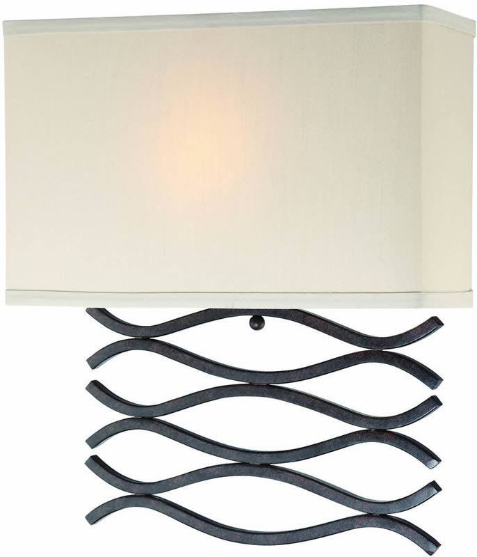 Lite Source Jaylee Fluorescent Wall Dark Bronze/Beige LS16917