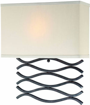 13"W Jaylee Fluorescent Wall Dark Bronze/Beige