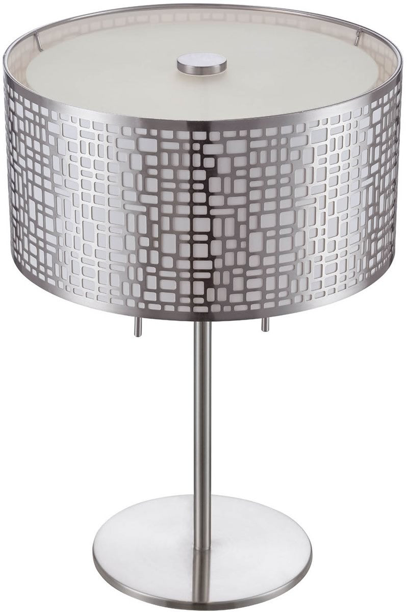 Lite Source Torre 2-Light Table Lamp Polished Silver LS22174PS