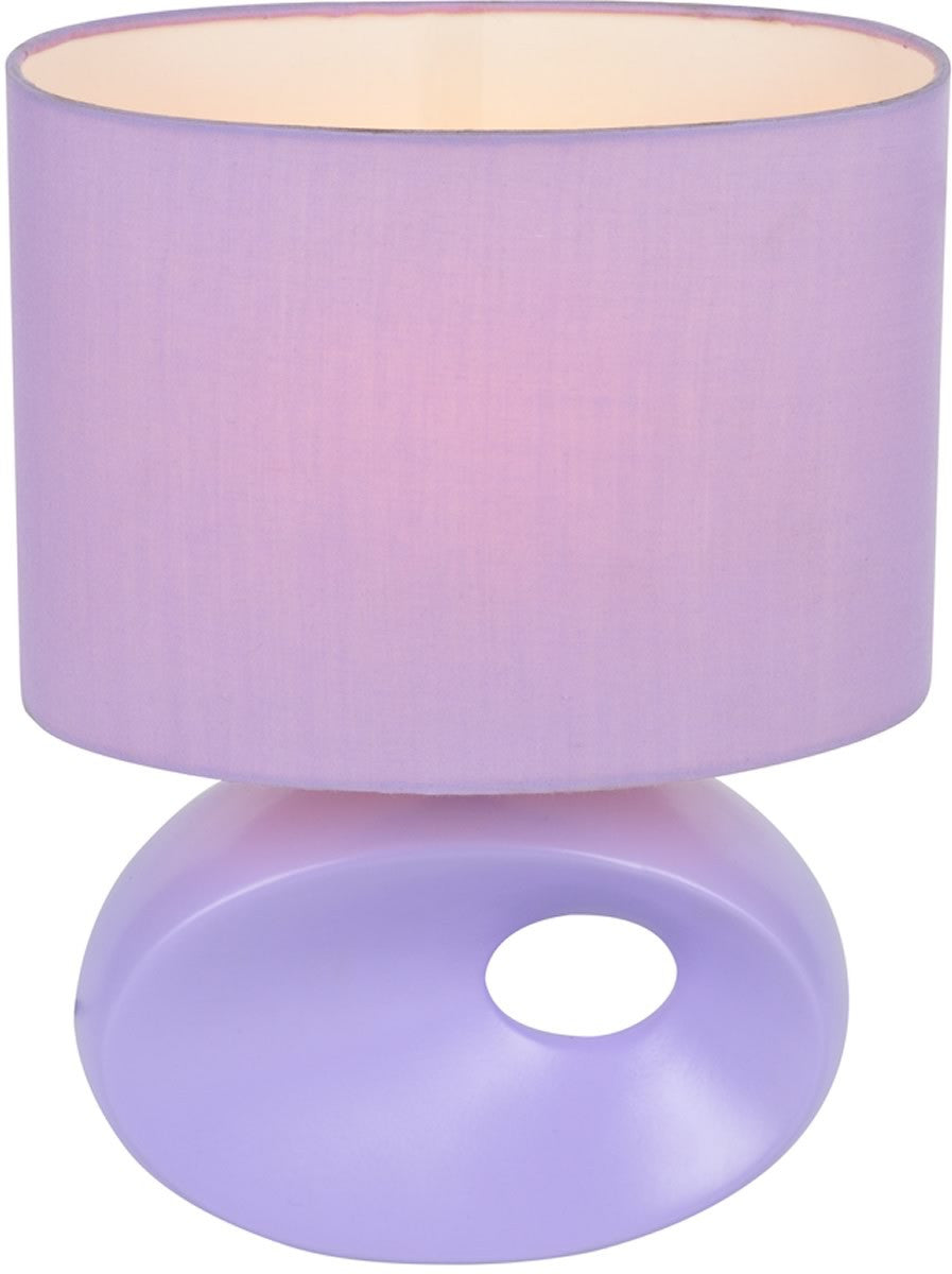 Lite Source Hennessy II 1-Light Table Lamp Lavender Ceramic LS22315LAV