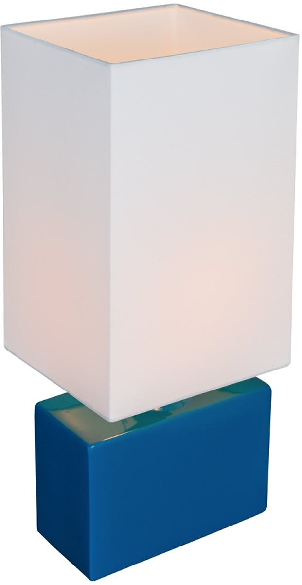 Lite Source Kara 1-Light Table Lamp Aqua LS22378AQUA