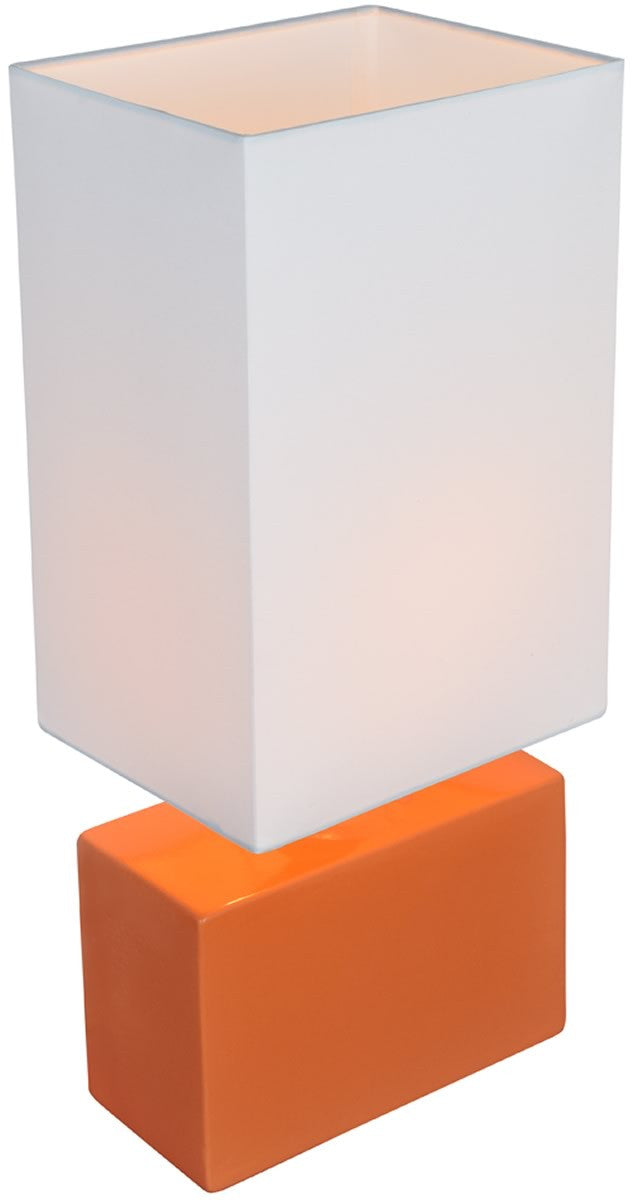 Lite Source Kara 1-Light Table Lamp Orange LS22378ORN