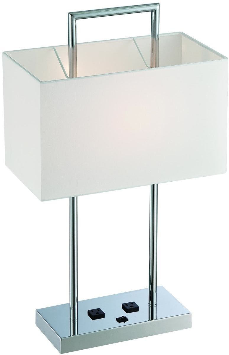 Lite Source Jaymes 1-Light Table Lamp Chrome LS22473
