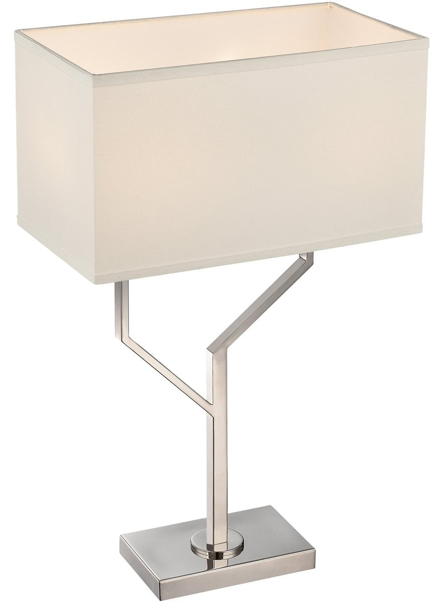Lite Source Joshua 2-Light Table Lamp Polished Silver LS22613
