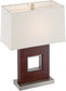 Lite Source Kerry 1-Light Table Lamp Polished Steel