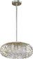 Maxim Arabesque 7-Light Pendant Golden Silver 24154BCGS