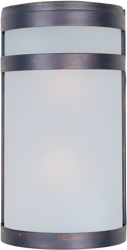 Maxim Arc 2-Light Outdoor Wall Mount Oil Rubbed Bronze 5002FTOI