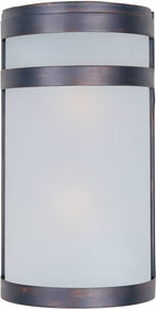 12"H Arc 2-Light Outdoor Wall Mount Oil Rubbed Bronze