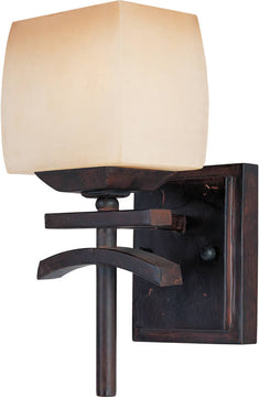 6"W Asiana 1-Light Wall Sconce Roasted Chestnut