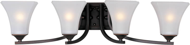 30"W Aurora 4-Light Bathroom Vanity Oil Rubbed Bronze
