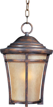 12"W Balboa Vivex 1-Light Outdoor Hanging Lantern Copper Oxide