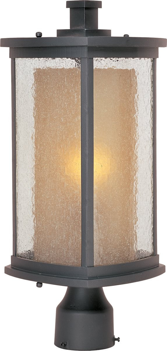 Maxim Bungalow 1-Light Outdoor Post Mount Bronze 3150CDWSBZ