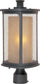 Maxim Bungalow 1-Light Outdoor Post Mount Bronze 3150CDWSBZ