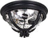 Maxim Camden VX 3-Light Outdoor Ceiling Mount Black 41420WGBK