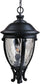Maxim Camden Vivex 3-Light Outdoor Hanging Lantern Black 41429WGBK