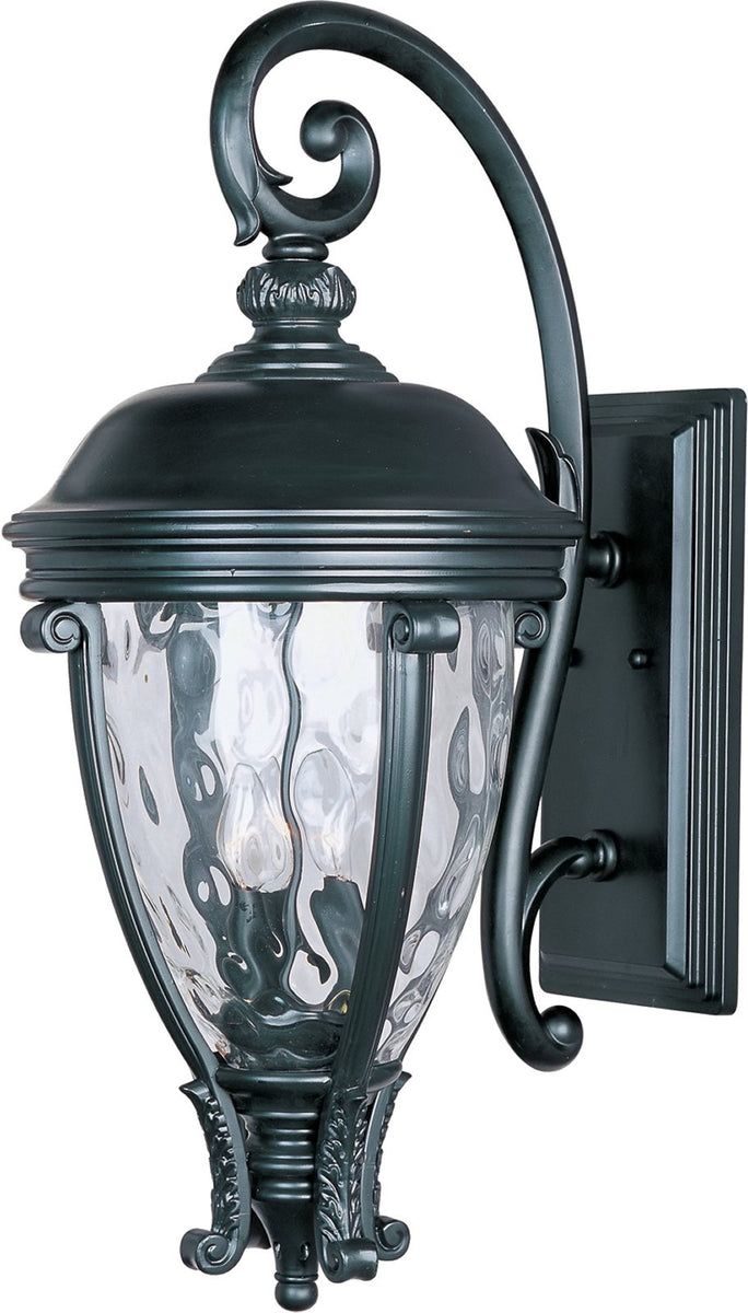 Maxim Camden VX 3-Light Outdoor Wall Mount Black 41426WGBK