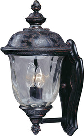 16"H Carriage House Die-Cast Aluminum 2-Light Outdoor Wall Mount Oriental Bronze