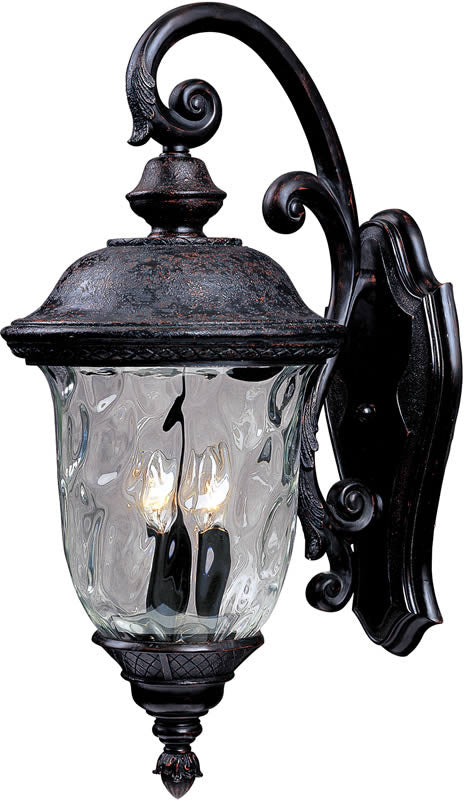 Maxim Carriage House Die-Cast Aluminum 2-Light Outdoor Wall Mount Oriental Bronze 3496WGOB