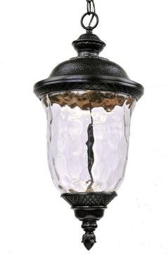 11"W Carriage House LED Outdoor Hanging Lantern Oriental Bronze