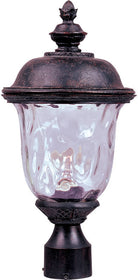20"H Carriage House Vivex 1-Light Outdoor Pole/Post Mount Oriental Bronze
