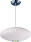 Maxim Cocoon 1-Light Chandelier Polished Chrome 12190WTPC