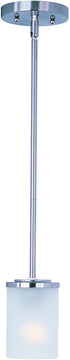 5"W Corona 1-Light Mini Pendant Satin Nickel