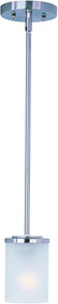 5"W Corona 1-Light Mini Pendant Satin Nickel