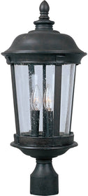 26"H Dover Cast 3-Light Outdoor Pole/Post Mount Bronze