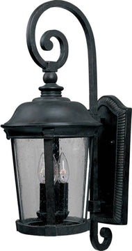 32"H Dover DC 3-Light Outdoor Wall Lantern Bronze