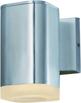 5"H Lightray LED Outdoor Wall Sconce Brushed Aluminum