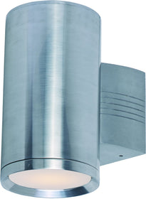 9"H Lightray 1-Light Outdoor Wall Light Brushed Aluminum